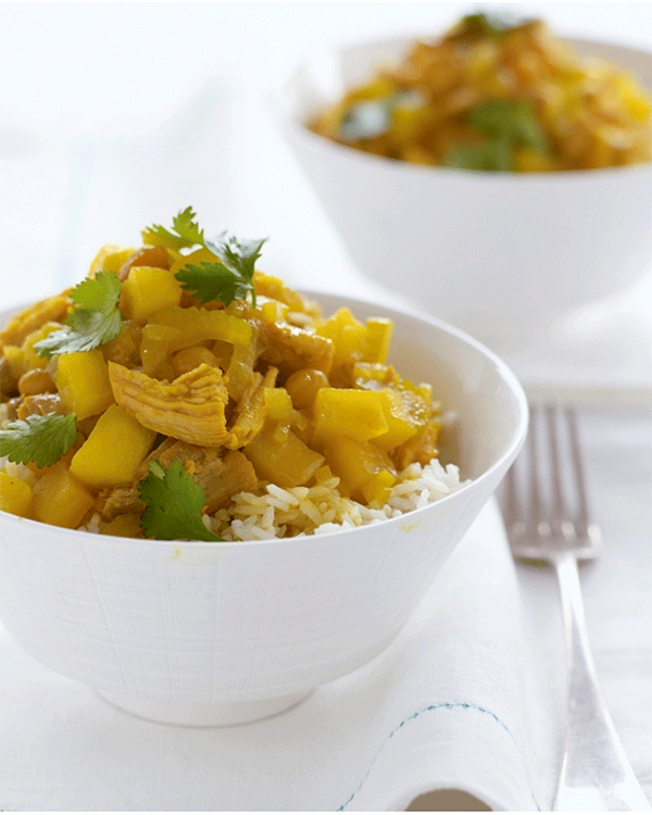 English Colonial Turkey Curry