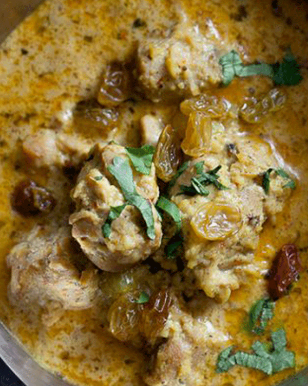 Turkey Korma with Cardamom and Orange