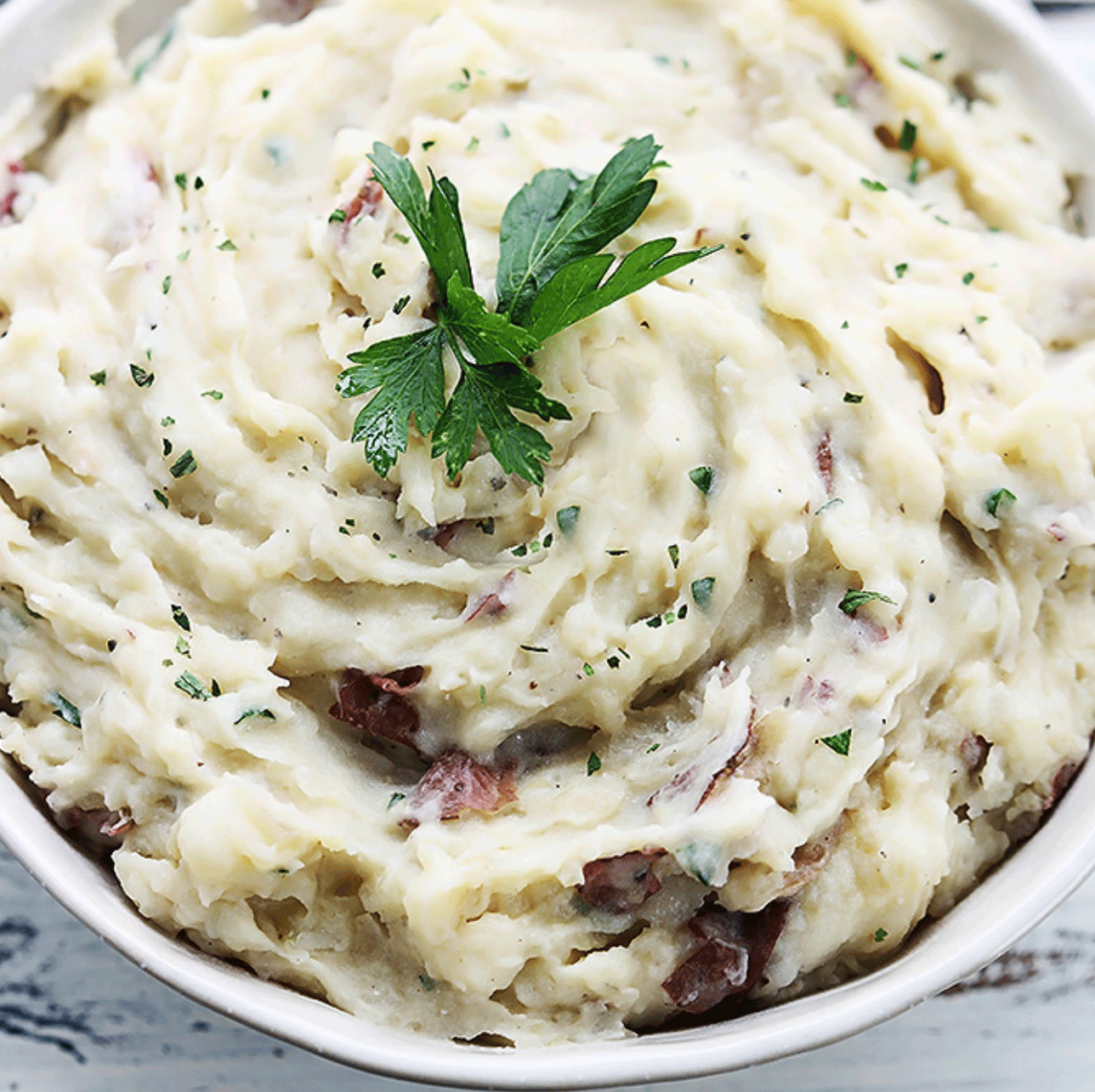 Turkey & Mushroom Pie with Herb Mash